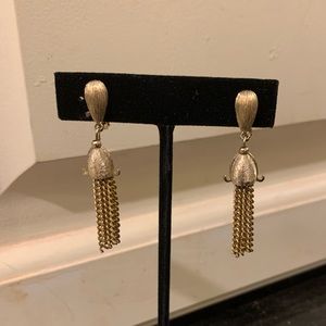 Vintage Monet clip earrings, VGUC